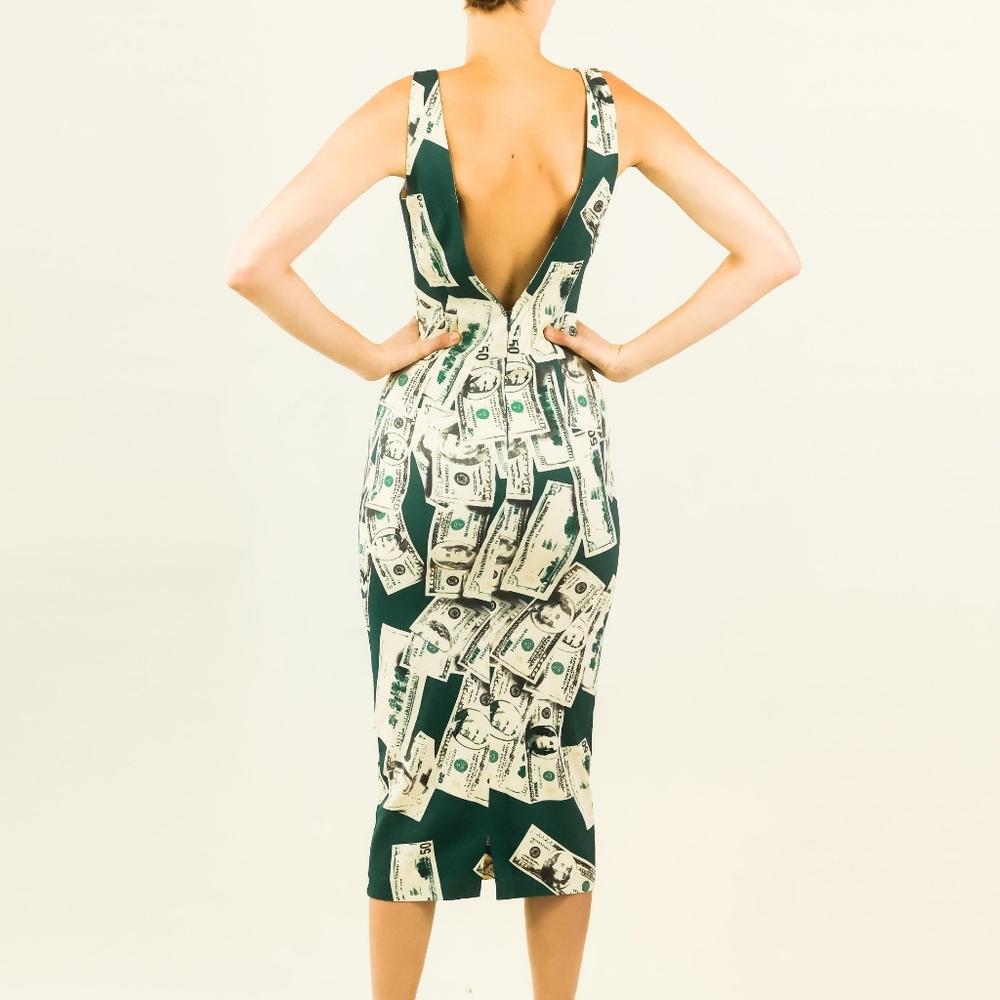 D&G Limited Edition Money Dress S/S 2001 – The Kit Vintage